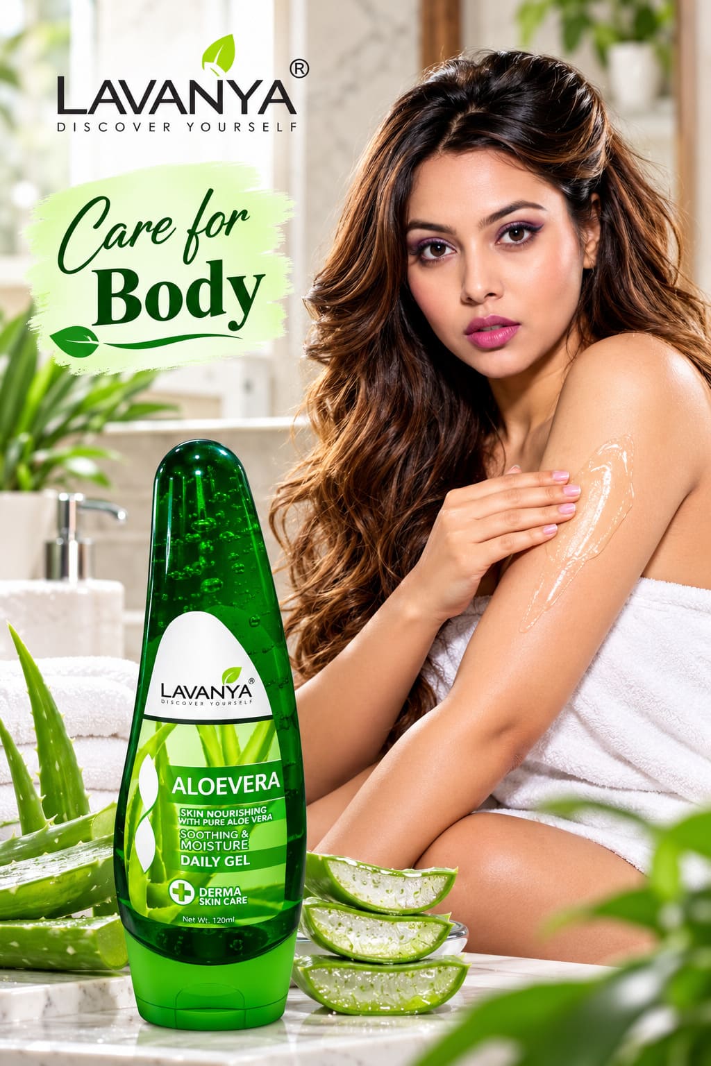 lavanya alovera gel care for body