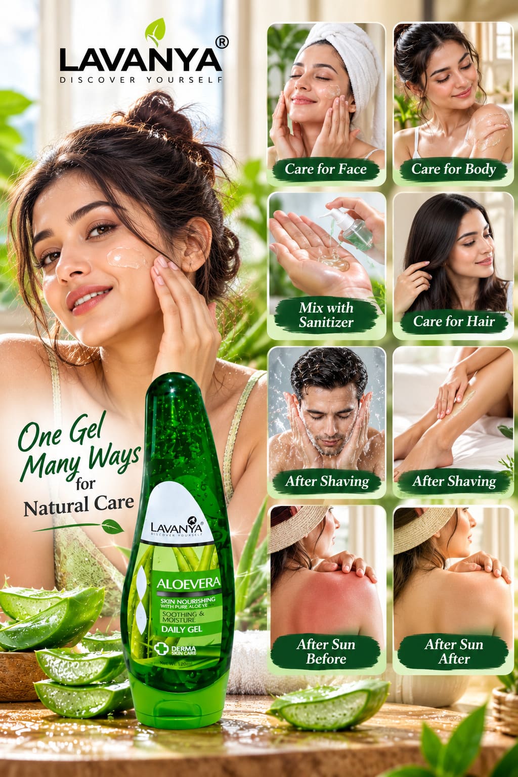 lavanya alovera gel for full care in one images