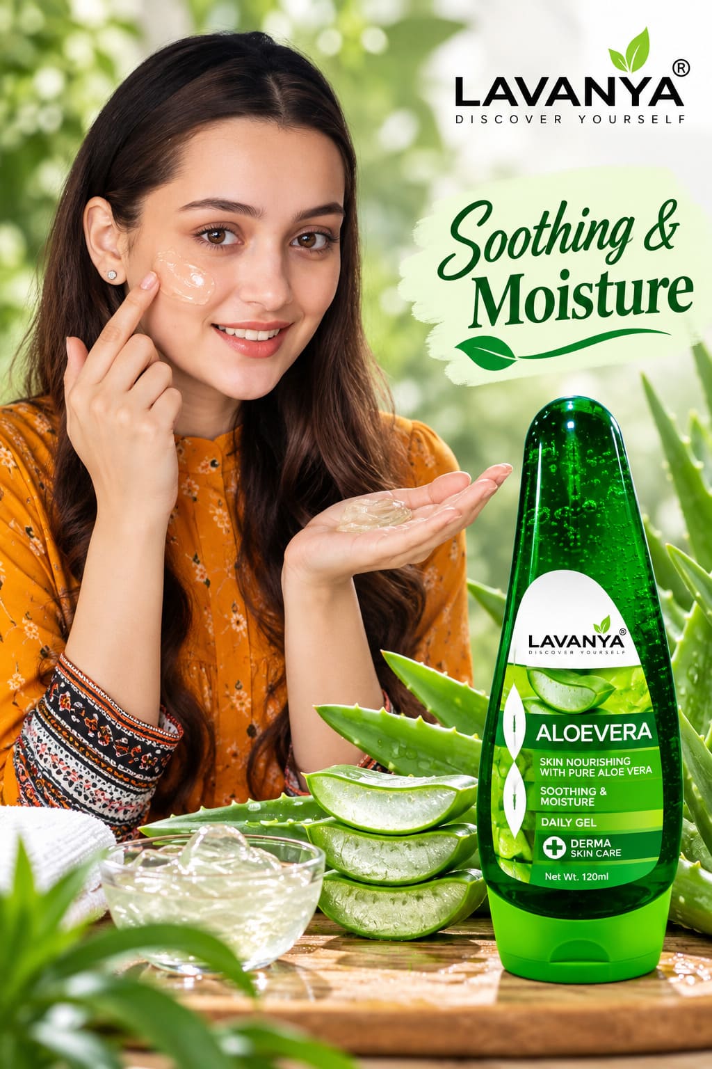 lavanya alovera gel help to moisture skin