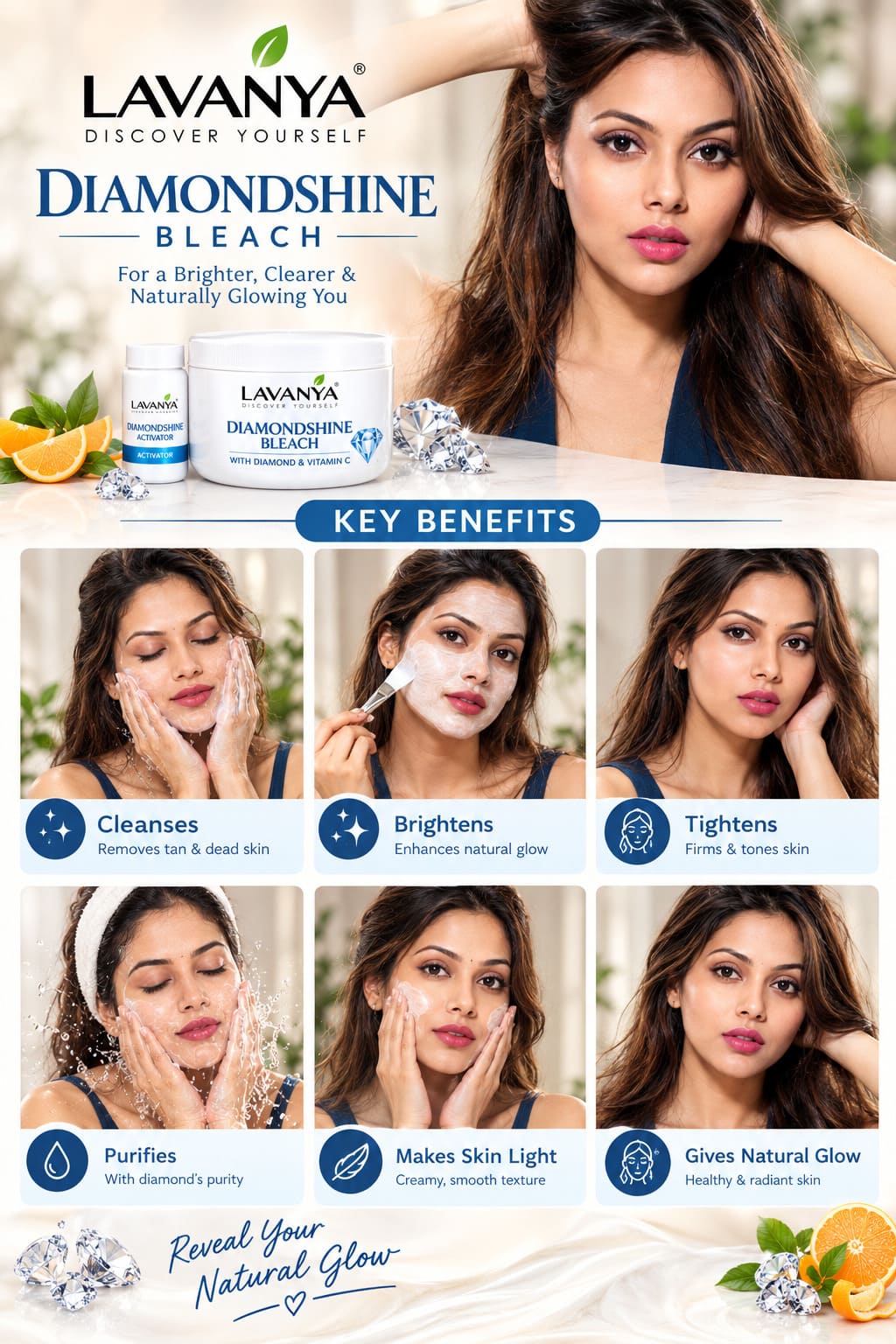 Lavanya Diamondshine Bleach - the benifits
