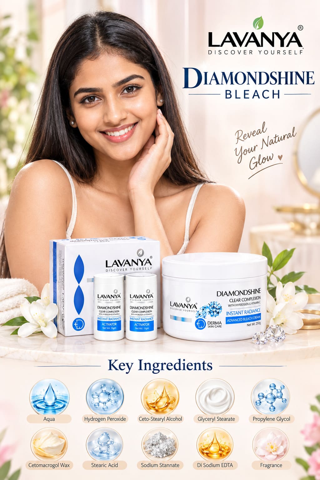lavanya diamondshine bleach ingridient