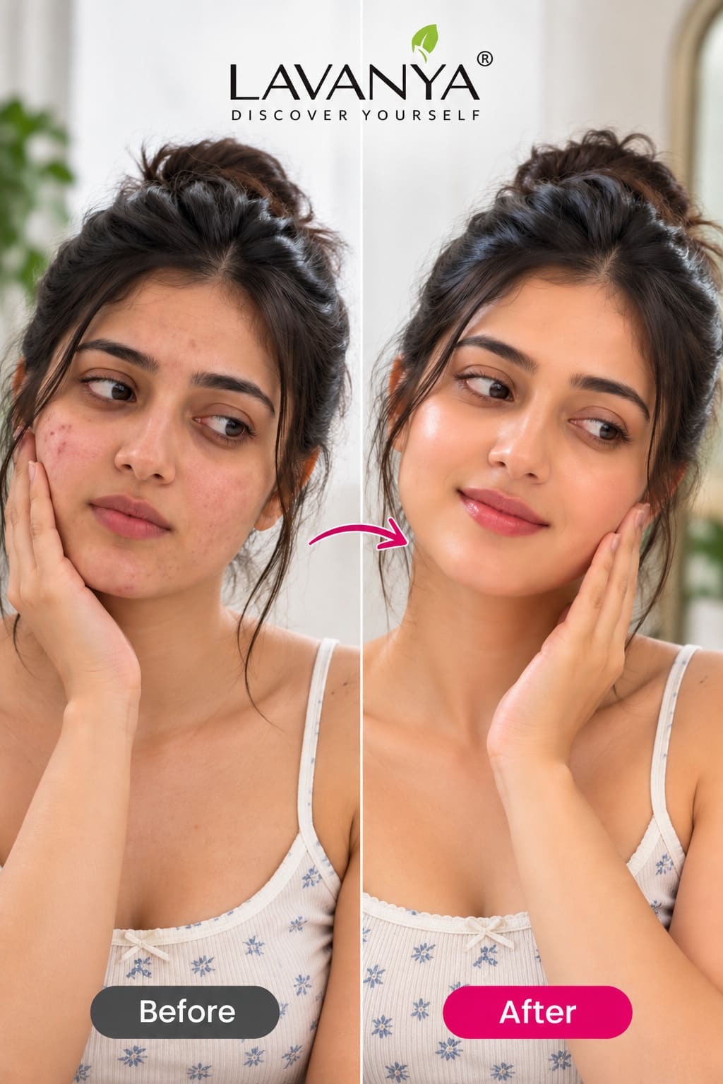 Lavanya Skin Whitening Facial Kit before after images