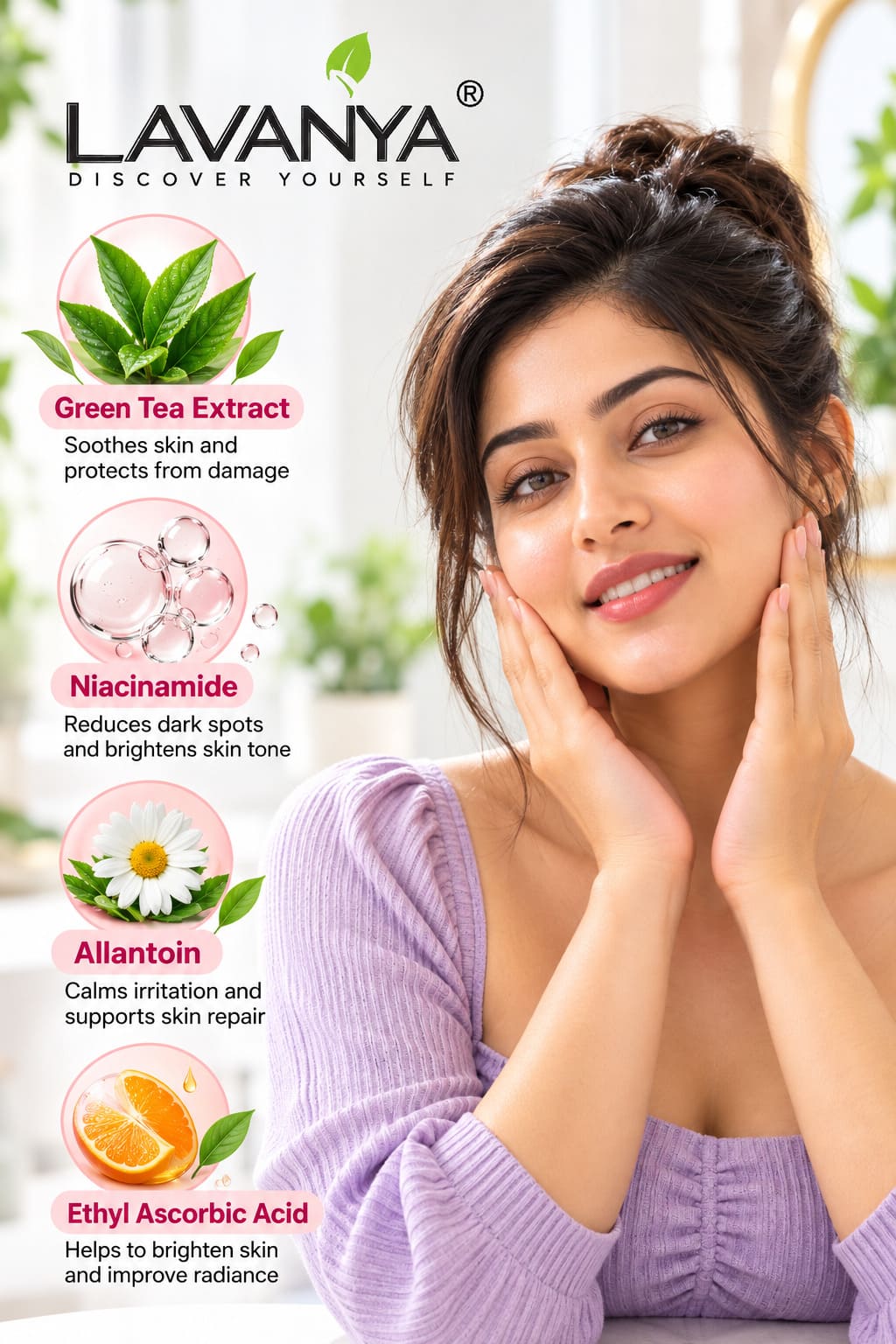 Lavanya Skin Whitening Facial Kit ingridient