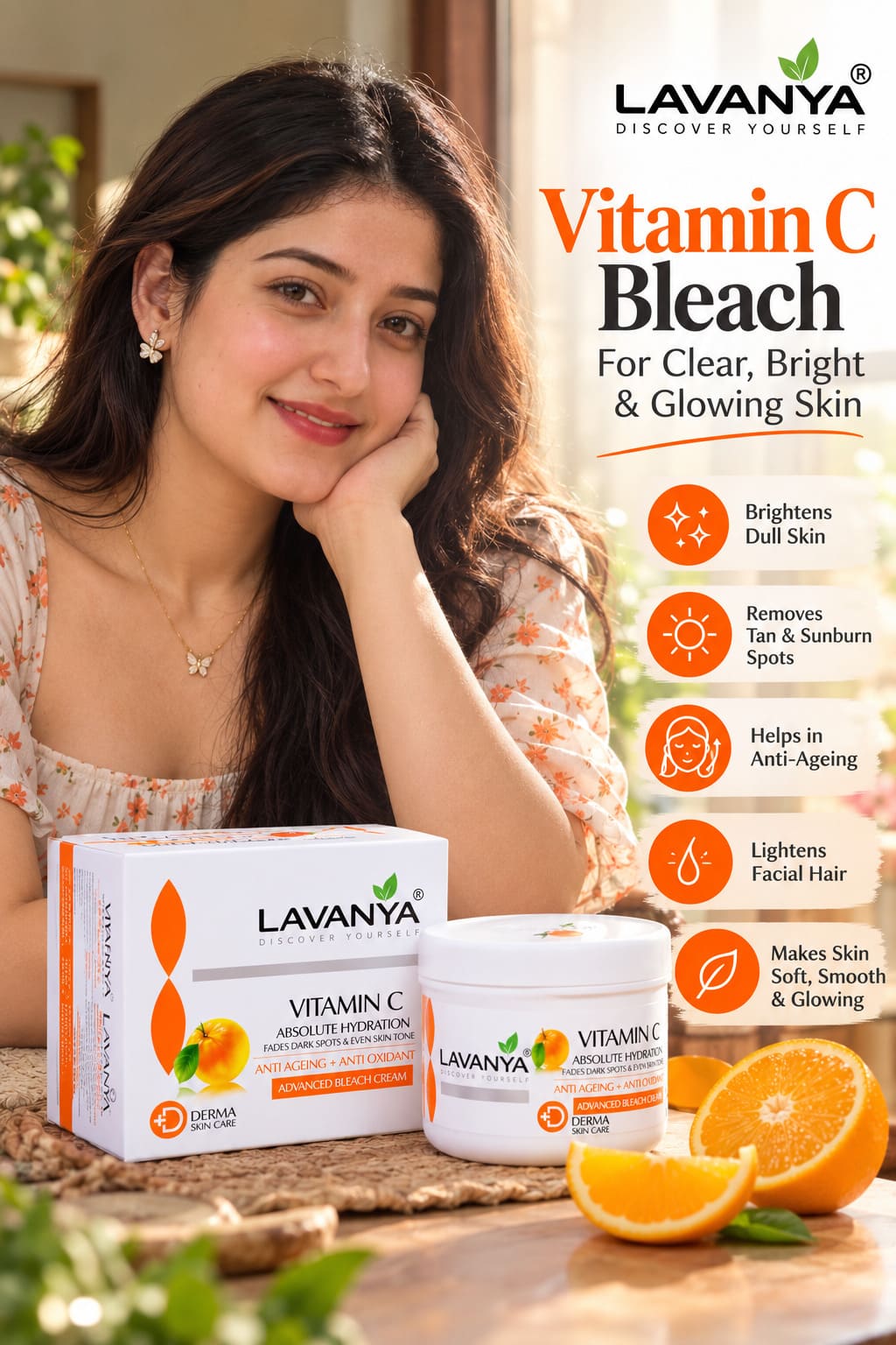 lavanya vitamin c bleach is glowing
