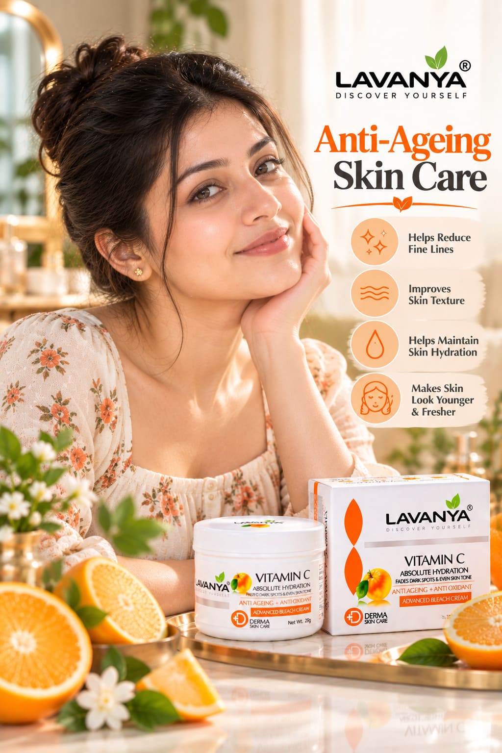 lavanya vitamin c bleach anti agining skin care