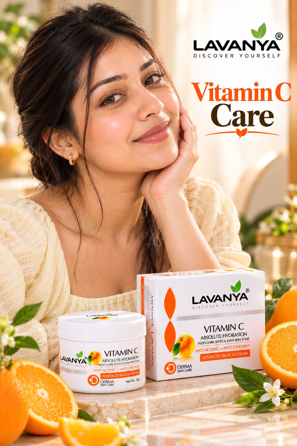 lavanya vitamin c bleach care with skin glow day by day