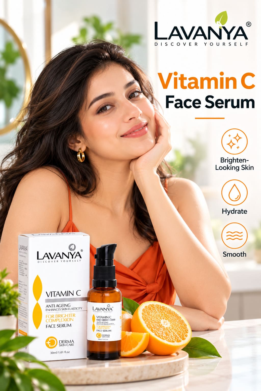 lavanya vitamin c face serum gives more bright face day by day