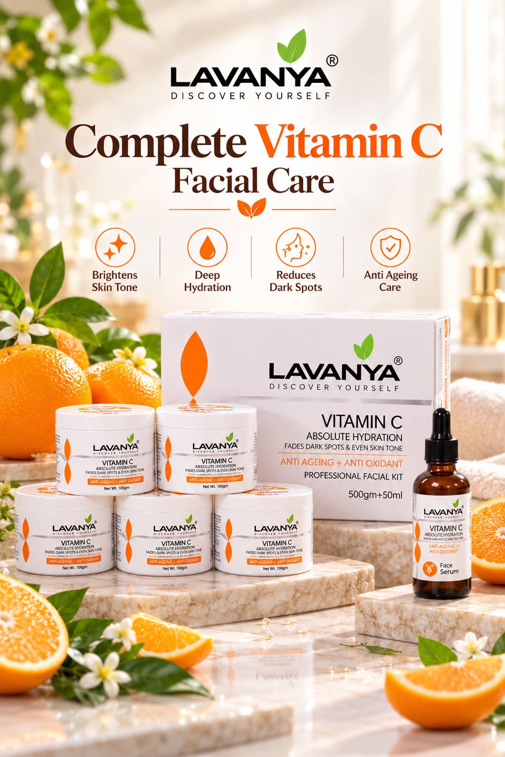 lavanya vitamin c face kit complete facial care