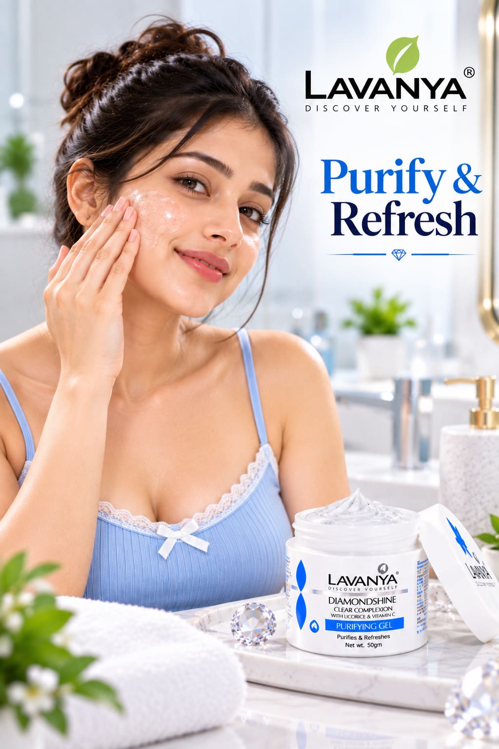 lavanya diamondshine facial kit purify and referesh