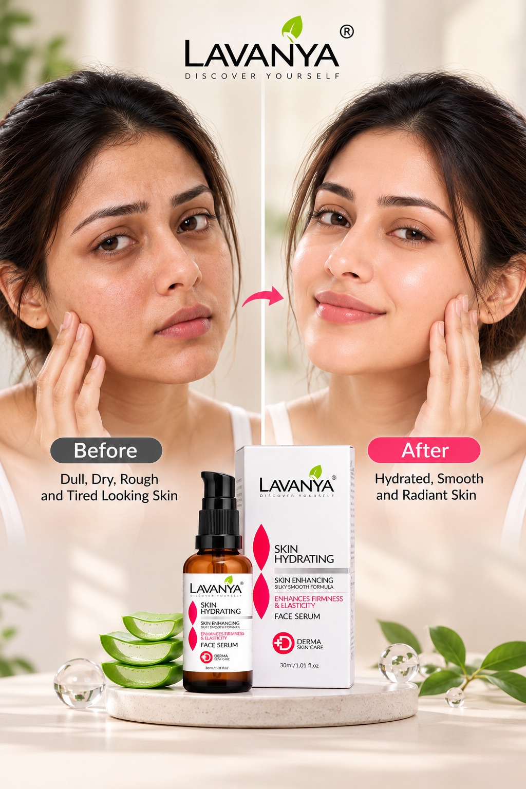LAVANYA hyderating serum for glowing face