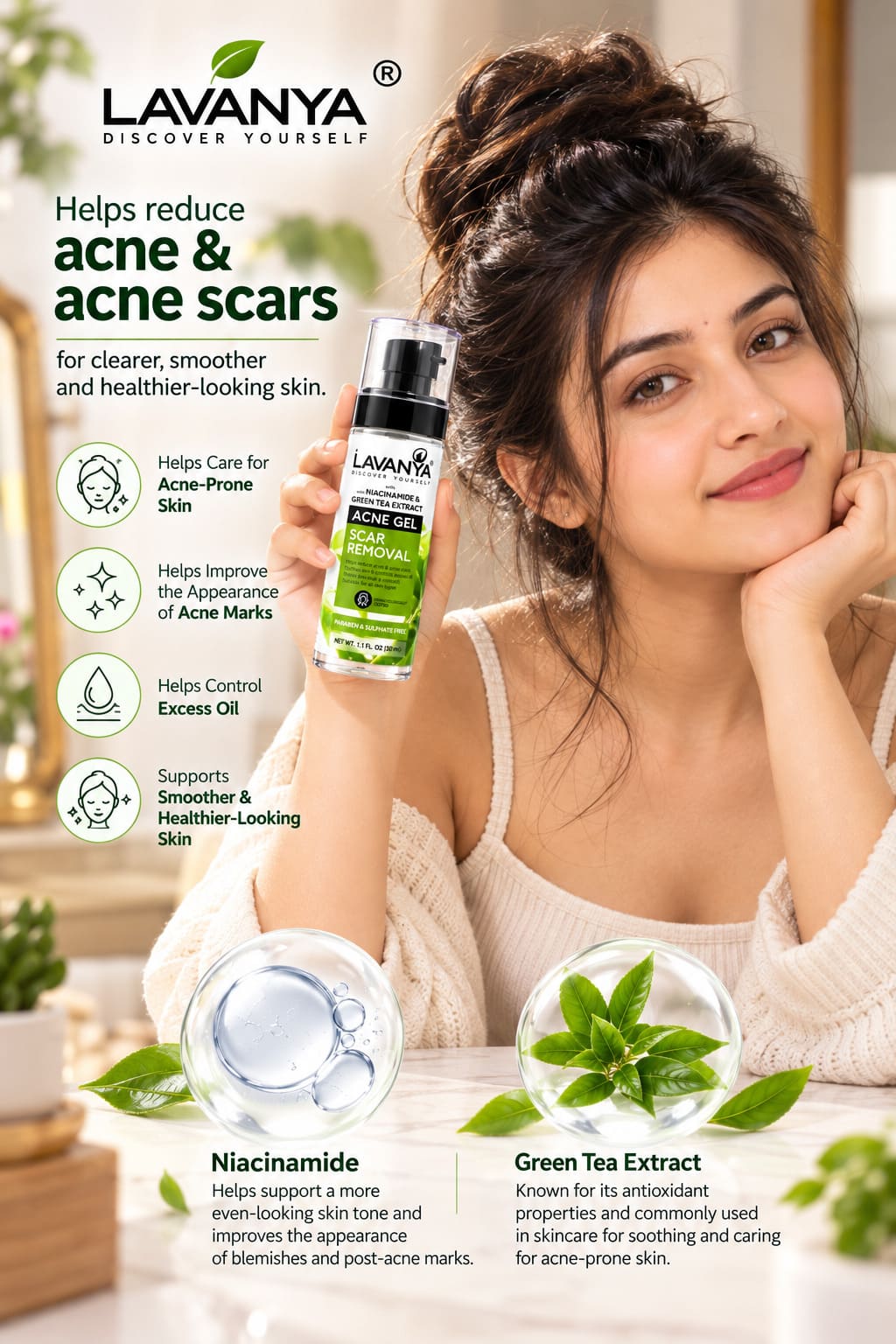 lavanya acne gel for removing scars