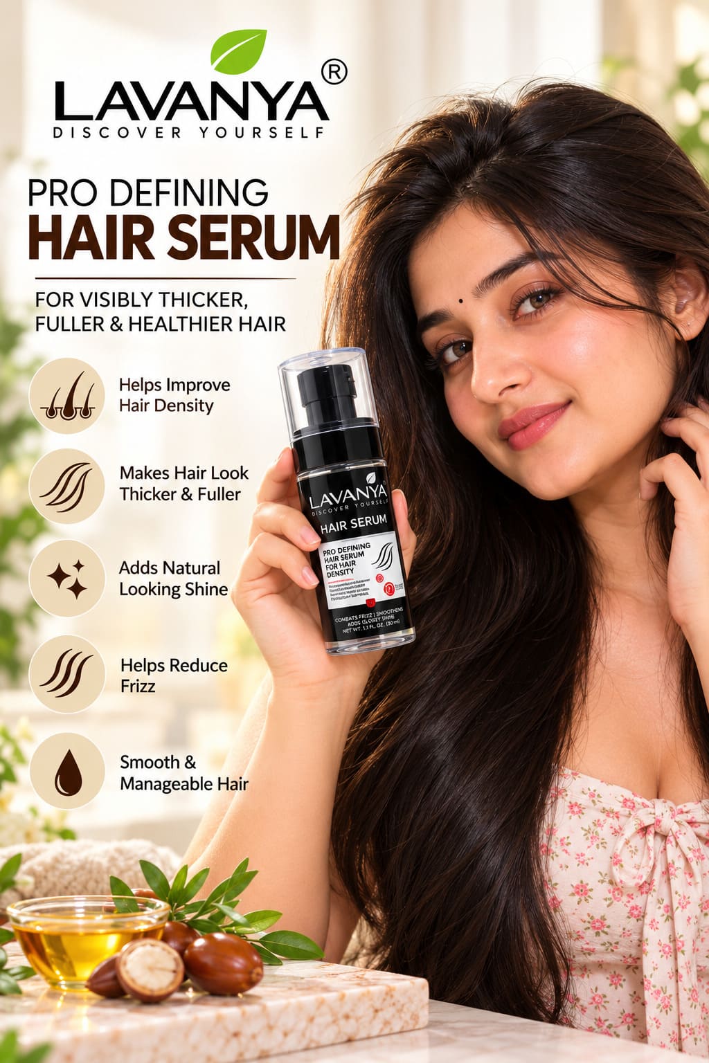 lavanya hair serum for healty hair