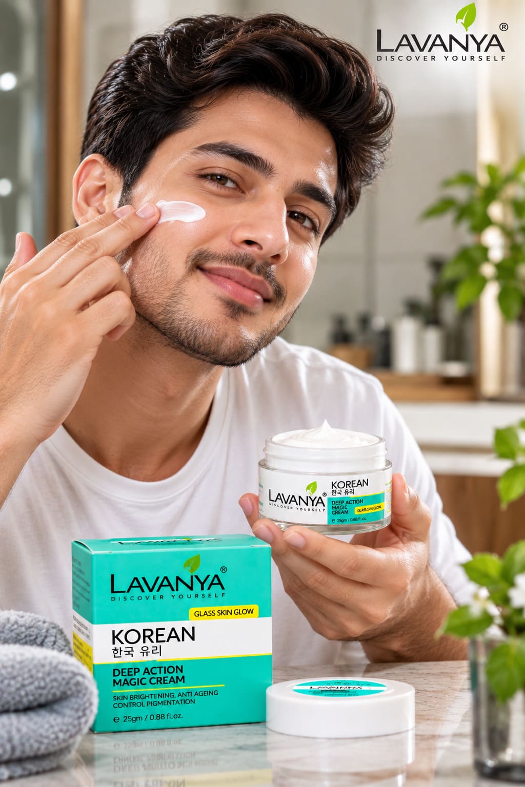 lavanya korean deep action magic cream suitable for men also