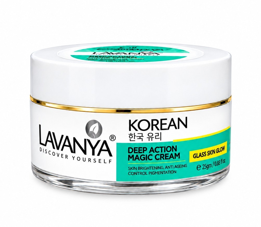 lavanya korean deep action magic cream for glowing skin